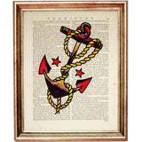 Sailor Jerry Tattoo Flash Dictionary Art Prints