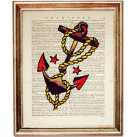  Sailor Jerry Tattoo Flash Dictionary Art Prints