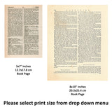 Set of 3 Forest Dictionary Art Prints, Bringing the Outdoors In